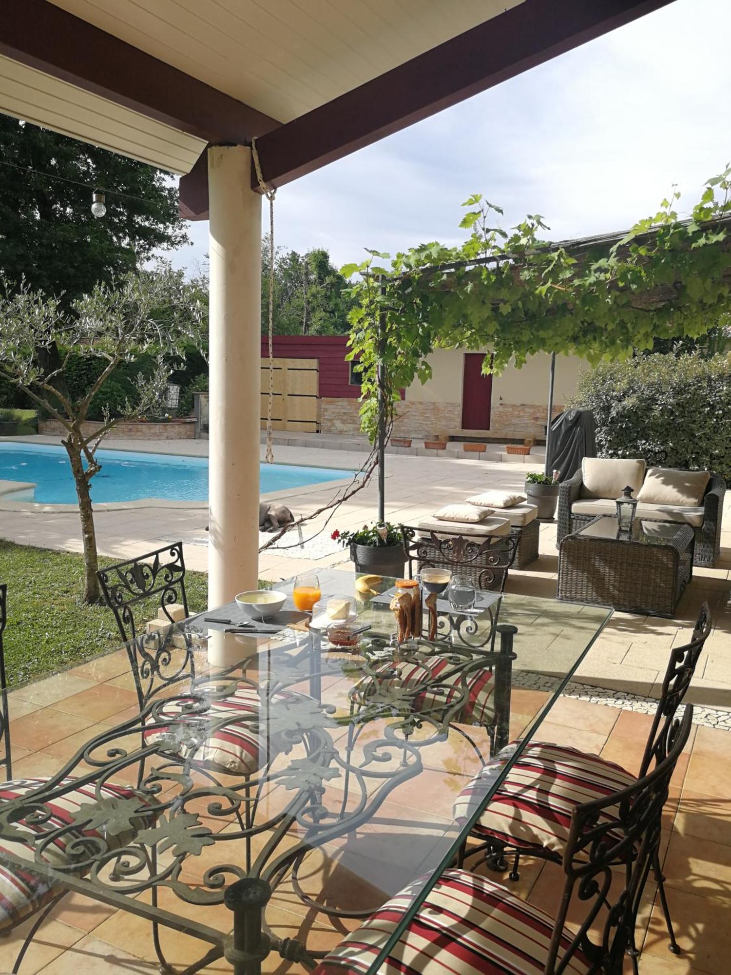 Bed and Breakfast Au Doux Repos Lucbardez-et-Bargues Zewnętrze zdjęcie